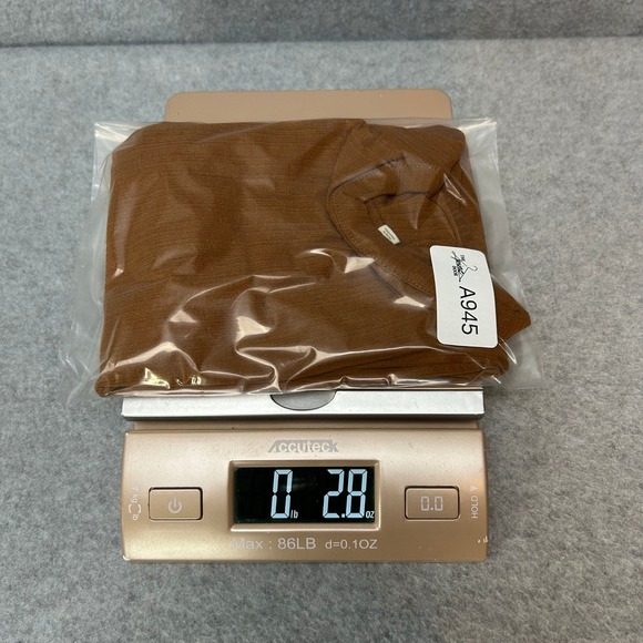 Madewell Sheer Summer Baby Tee Golden Pecan Lettuce Hem SS Shirt Womens Medium - Picture 10 of 11